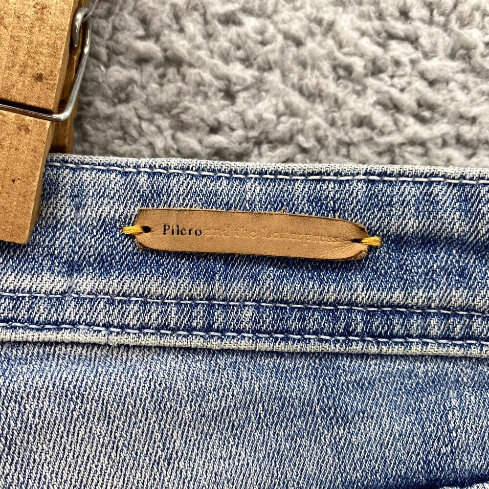 Anthropologie Pilcro Hyphen Jean Shorts Women's 32" Jorts Boho 90's Classic Y2k - Picture 11 of 12